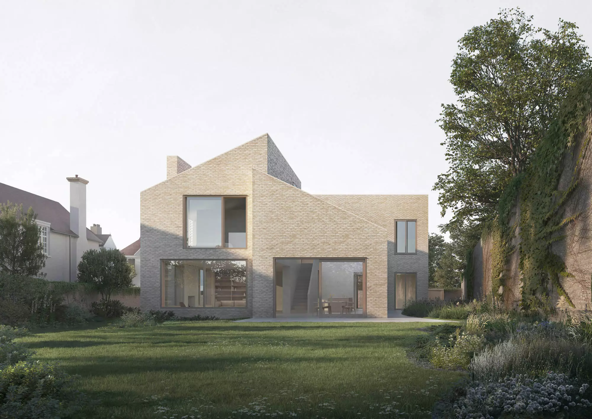 Erbar Mattes Architects Wimbledon timber frame house