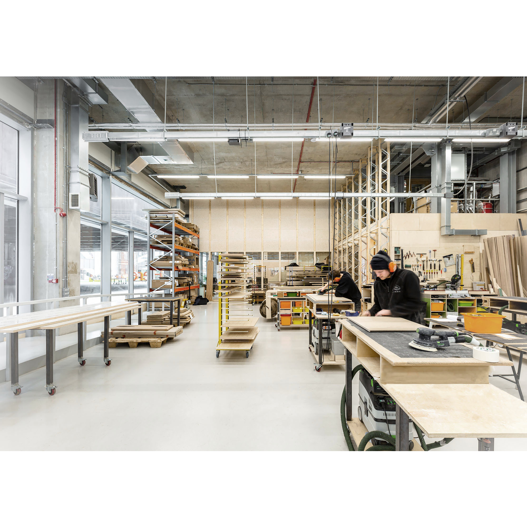Erbar Mattes Architects Plykea workshop Here East London