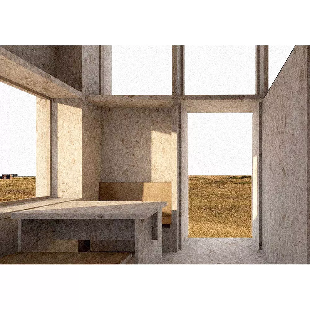 Erbar Mattes Architects Writer's Cabin Kent OSB